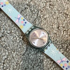 Swatch womens Pastel Floral Watch